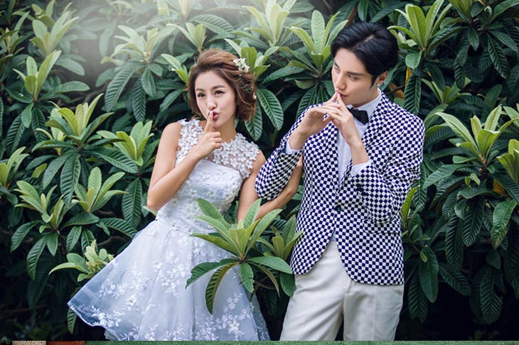 个性结婚照拍摄